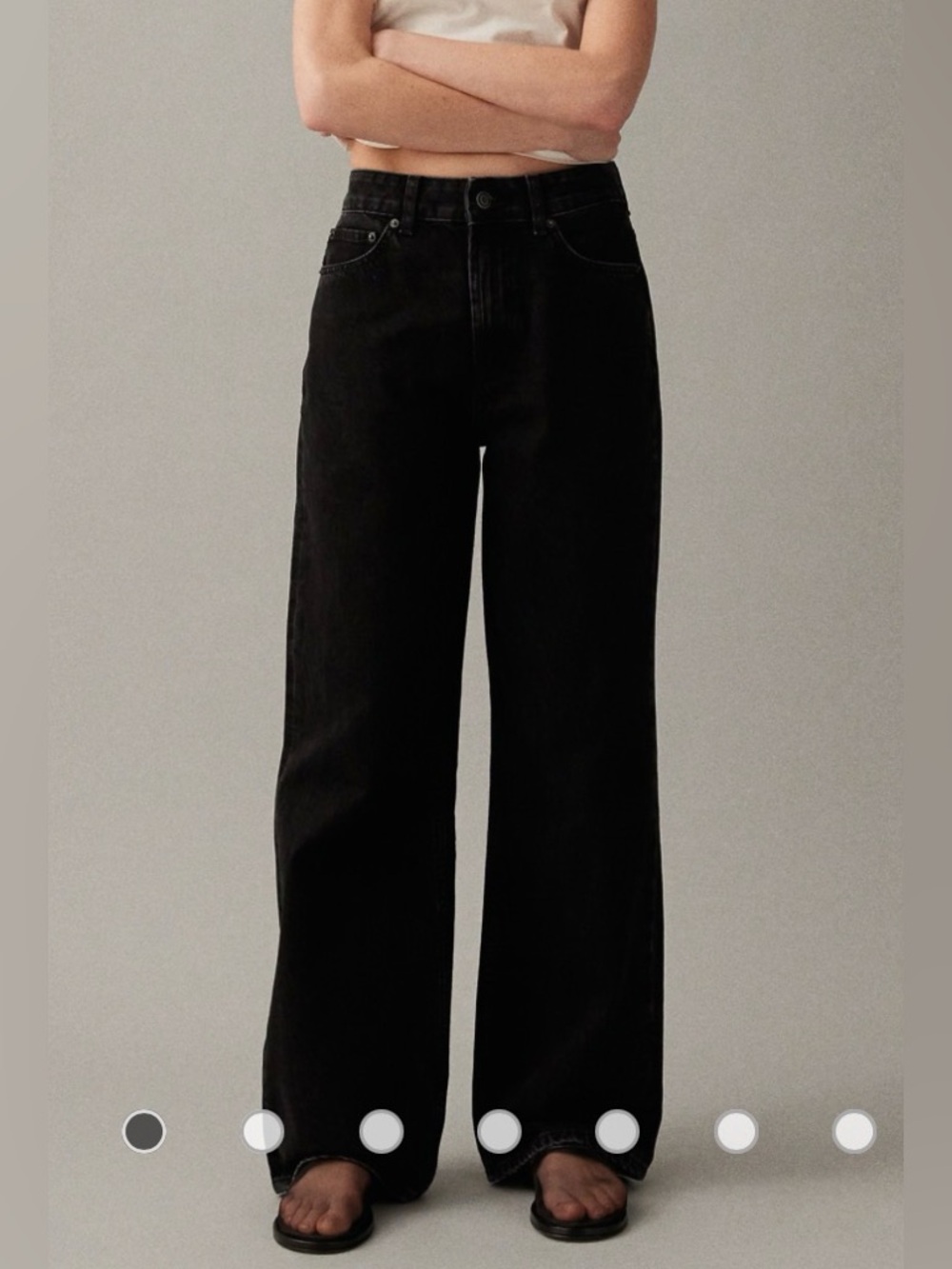ASOS Black Flare & Wide Leg Jeans